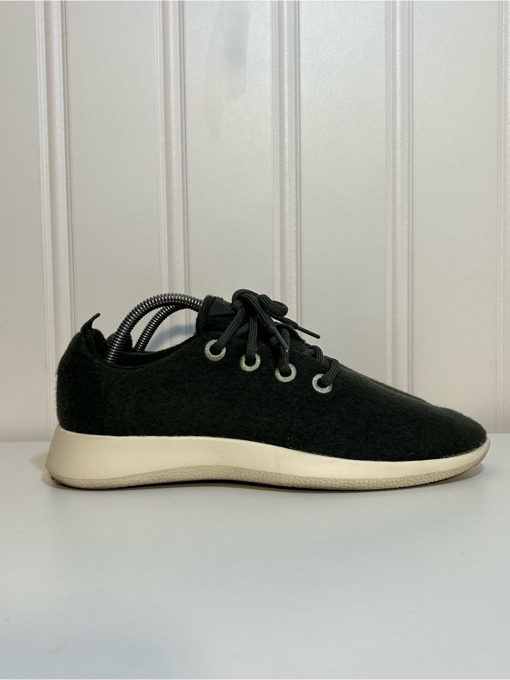 allbirds wool runner wr dark olive green Wool lade Sneakers Cream Sole men’s 9
